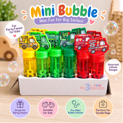 Assorted Mini Vehicle Trucks Bubble | Kids Party Favour & Goodie Bag Toy