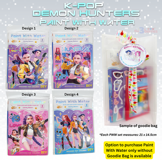 KPop Demon Hunters Paint With Water Goodie Bag – Mess-Free Craft Set