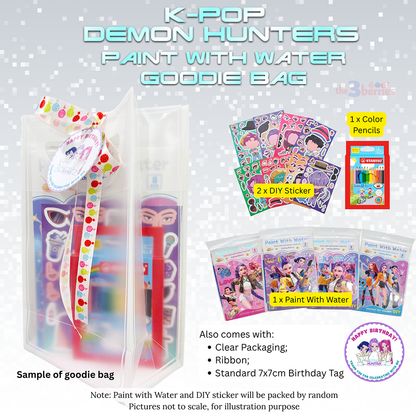 KPop Demon Hunters Paint With Water Goodie Bag – Mess-Free Craft Set