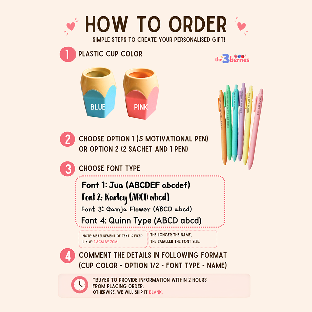 [Pre-order] Personalised Custom Pencil Holder Gift Set – Teachers’ Day, Children’s Day, Nurses’ Day & Appreciation Gift