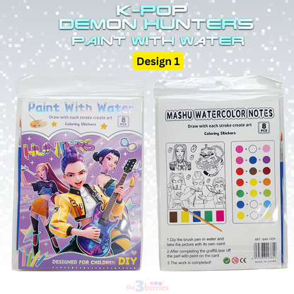 KPop Demon Hunters Paint With Water (only)