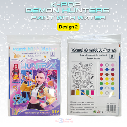 KPop Demon Hunters Paint With Water (only)