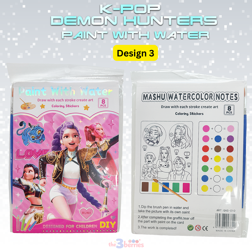 KPop Demon Hunters Paint With Water (only)