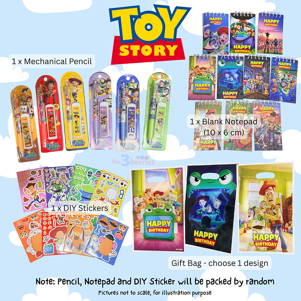 Toy Story Birthday Party Goodie Bag – Stationery Set