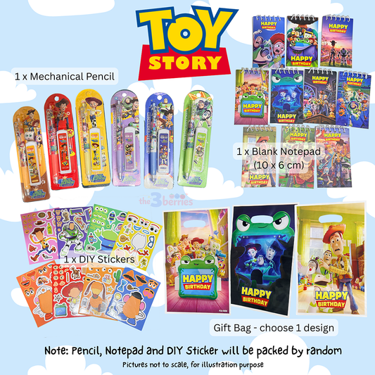 Toy Story Birthday Party Goodie Bag – Stationery Set