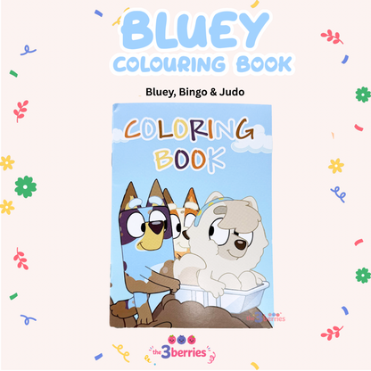 Bluey & Bingo Colouring Book Series 1 – 12 Pages | A5